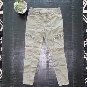 White House Black Market Skinny Jeans Size 10 Olive